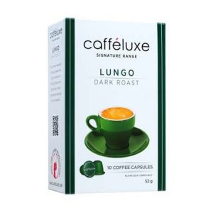 Caffeluxe Lungo Dark Roast Espressokapsler